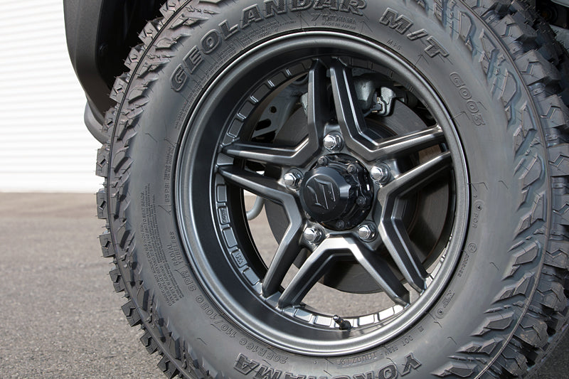 JAOS EXCELJX3 16X6.0J ± 0 5H139.7 MATT GUN METALLIC WHEEL FOR SUZUKI JIMNY JB74 B935660MGM