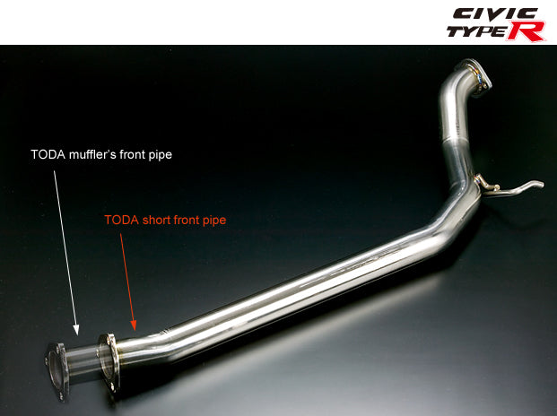 TODA RACING Short Front Pipe  For CIVIC TypeR K20A 18000-FD2-00L-1