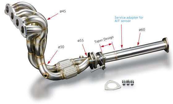 TODA RACING Exhaust Manifold 4-2-1 SUS  For ACCORD TypeS ACCORD WAGON TypeS K24A 18100-CL9-00J