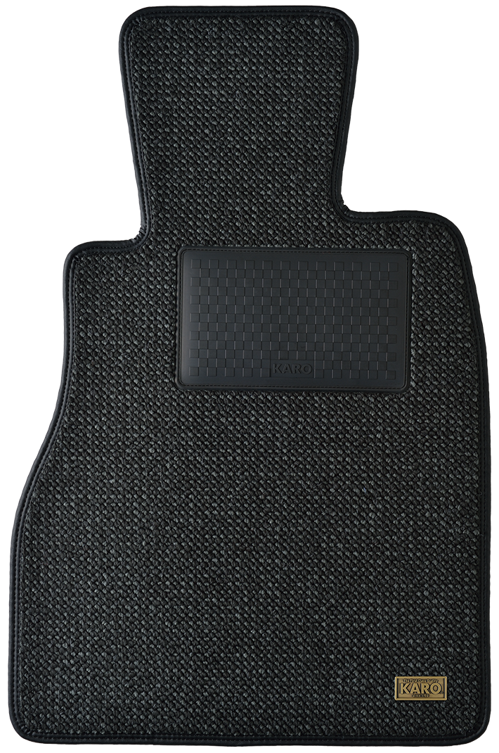 KARO KRONE TWEED BLACK FLOOR MATS FOR TOYOTA 86 ZN8 AT KRONE-4442-BLACK