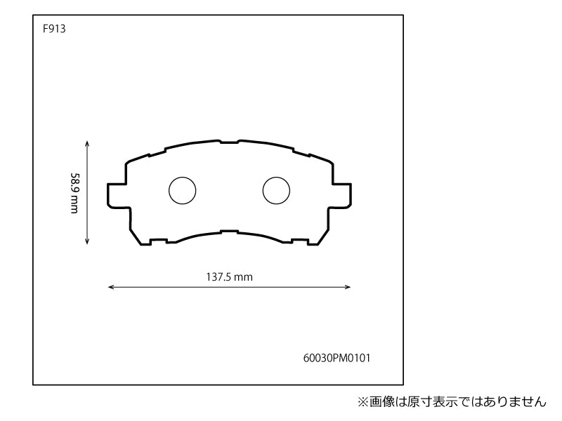 PROVA FRONT SPORT BRAKE PADS SET  For SUBARU LEGACY BE BH  60030PM0101