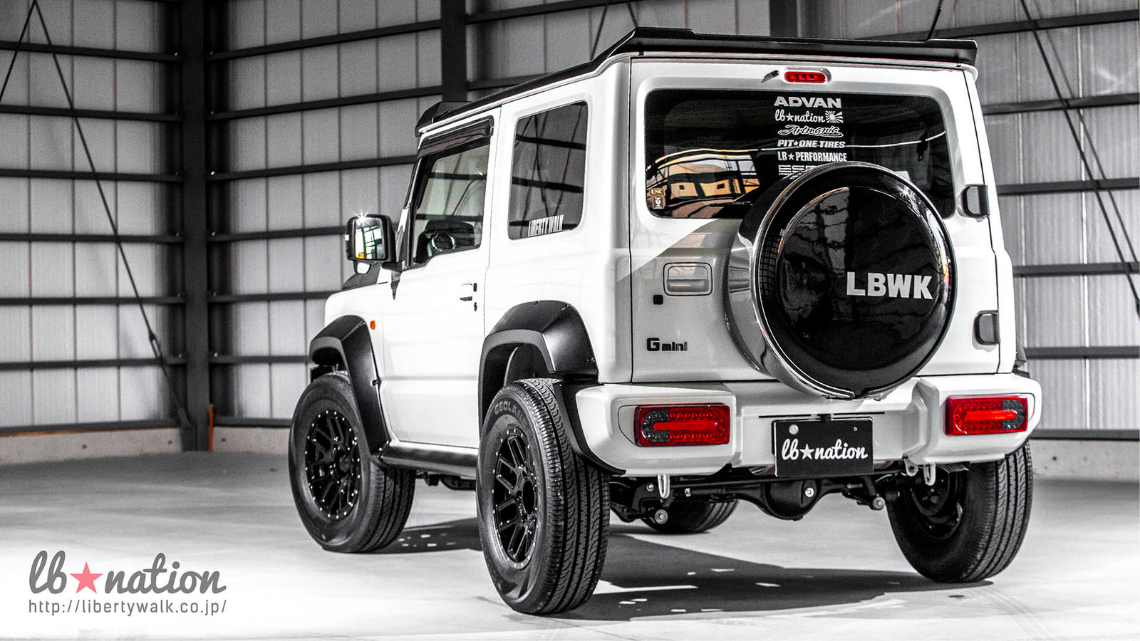 LIBERTY WALK LB★NATION G MINI WORKS TYPE 1 LIGHT COMPLETE BODY KIT FOR SUZUKI JIMNY LIBERTY-WALK-00013