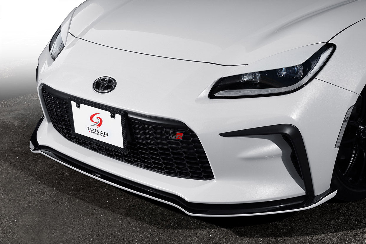 SILK BLAZE FRONT LIP TYPE S WET CARBON CLEAR FOR TOYOTA GR86 ZN8 TSRGR86-FSC