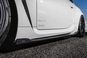 SILK BLAZE SIDE FLAP WET CARBON CLEAR FOR TOYOTA GR86 ZN8 TSRGR86-SFC