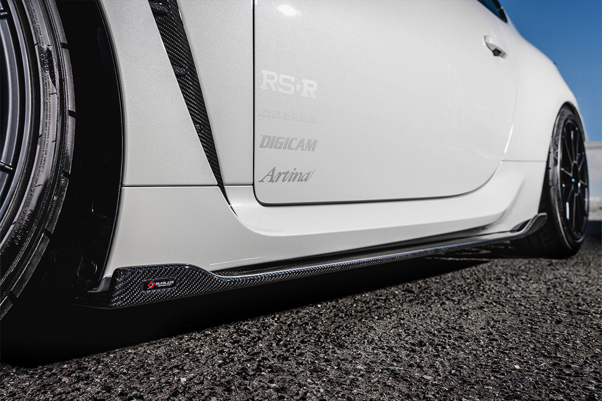 K'SPEC SILKBLAZE SIDE FLAP PAINTED 2 TONE SILVER FOR TOYOTA GR86 ZN8 TSRGR86-SF-XXXS