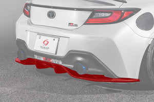 SILK BLAZE REAR DIFFUSER PAINTED 2 TONE BLACK FOR TOYOTA GR86 ZN8 TSRGR86-RD-XXXB