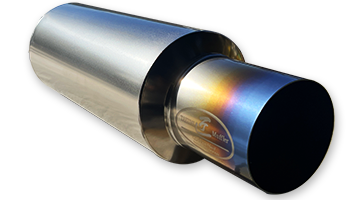 REINHARD CANNONBALL MUFFLER TITANIUM EXHAUST FOR TOYOTA MARK II