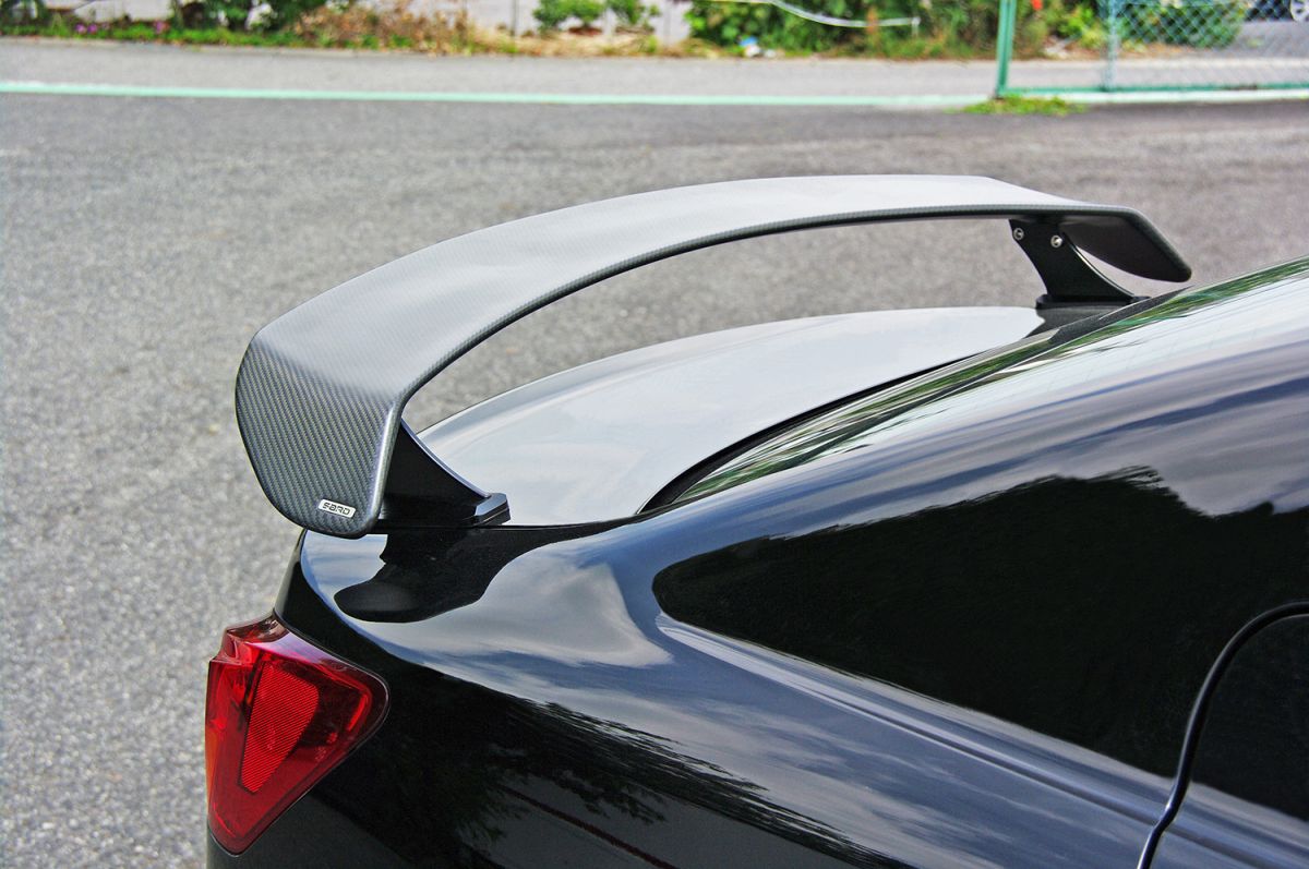 SARD LSR WING PLAIN CARBON FOR LEXUS IS350 81020 - Black Hawk Japan