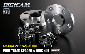 DIGICAM 10MM WIDE TREAD SPACER AND LONG NUT 4X100 54-54 FOR TOYOTA TW1004105454LN