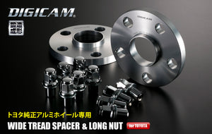 DIGICAM 15MM WIDE TREAD SPACER AND LONG NUT 5X114.3 60-60 FOR TOYOTA TW1145156060LN