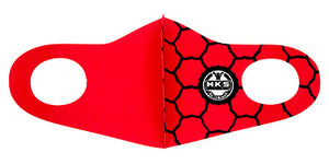 HKS GRAPHIC MASK SPF RED M 51007-AK319