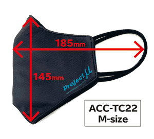 PROJECT MU MASK GREEN x BLACK FOR  ACC-TC22