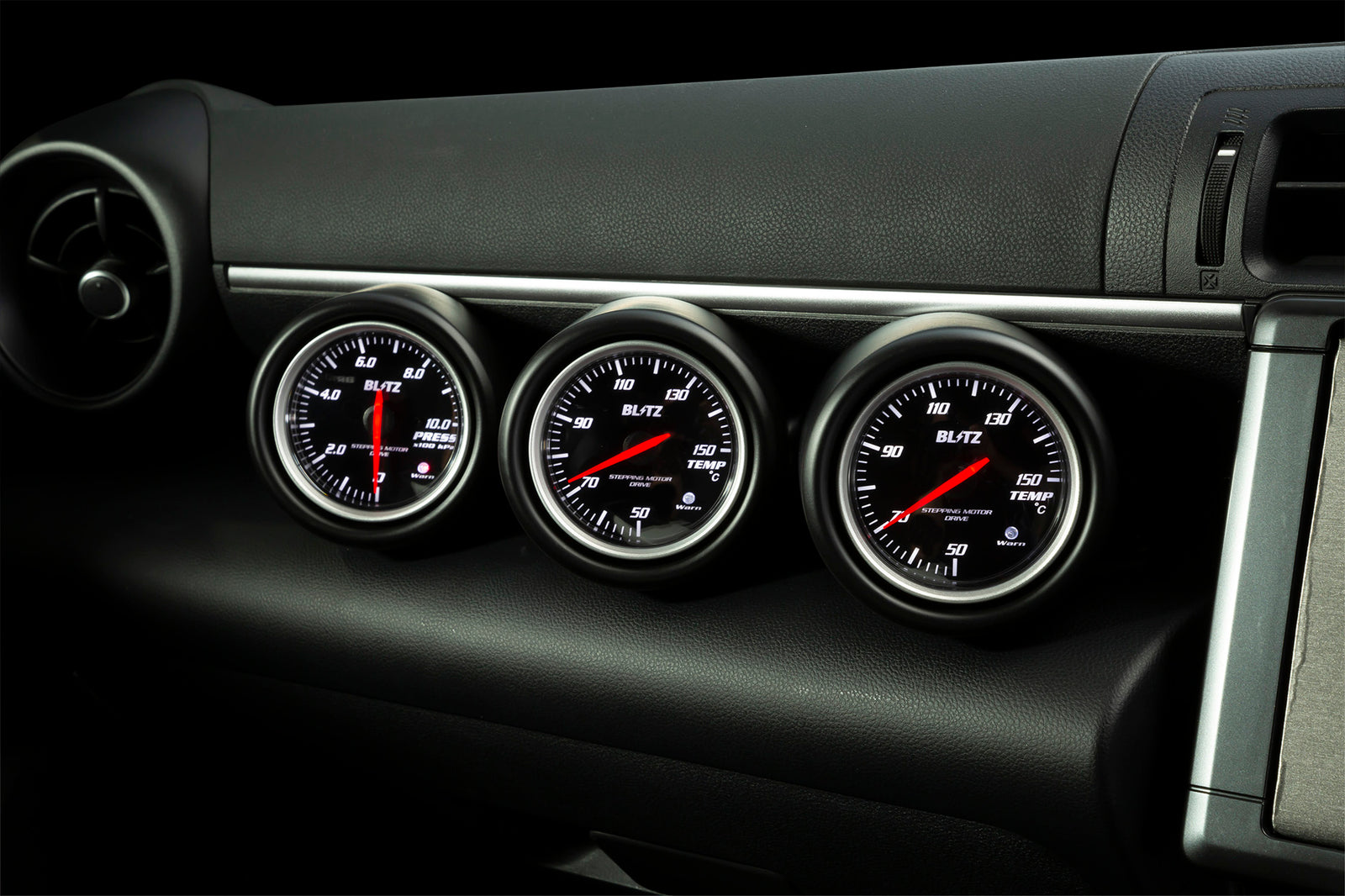 BLITZ RACING METER PANEL METER SET BLACK FOR TOYOTA GR86 ZN8 SUBARU BRZ ZD8 FA24 19187