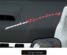 MONSTER SPORT MONSTER TUNING STICKER [WHITE X RED] FOR  896155-0000M
