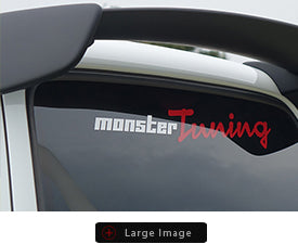 MONSTER SPORT MONSTER TUNING STICKER [WHITE X RED] FOR  896155-0000M