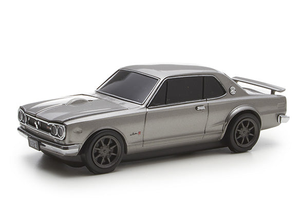 NISSAN  SKYLINE GT-R 2000GT KPGC10 WIRELESS MOUSE SILVER  HOBBY GOODS   NOS1051