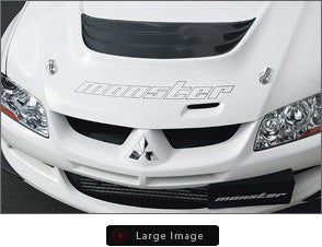 MONSTER SPORT HOLLOW STICKER [CURVE] CLEAR X GUN METALLIC FOR  ZZZA25