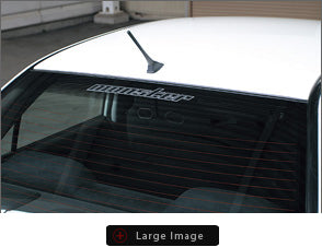 MONSTER SPORT HOLLOW STICKER [STRAIGHT] CLEAR X GUN METALLIC FOR  ZZZA40