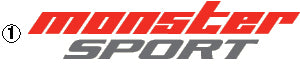 MONSTER SPORT NEW MONSTER SPORTS STICKER 450 × 95 FOR  896111-0000M