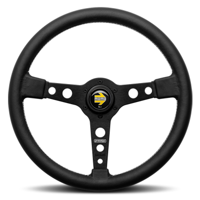 MOMO PROTOTIPO BLACK 370 STEERING WHEEL P-6