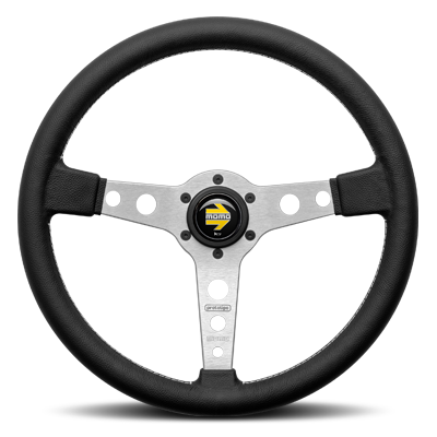 MOMO PROTOTIPO SILVER 370 STEERING WHEEL P-7