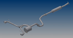 R'S RACING SERVICE HIGH PERFORMANCE MUFFLER I FOR SUZUKI SWIFT SPORTS ZC33S MT E33-200