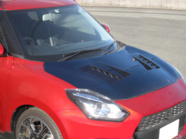 R'S RACING SERVICE SUPER COOL AERO BONNET CARBON FOR SUZUKI SWIFT SPORTS ZC33S B33-105C