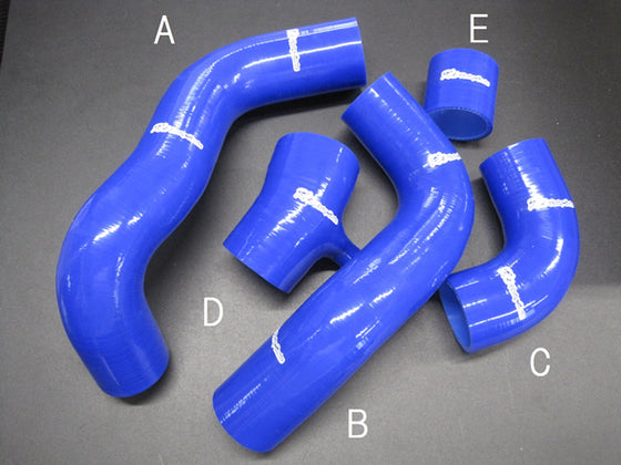 R'S RACING SERVICE REINFORCED SILICONE PIPING KIT 5 PIECE SET (FOR 1 VEHICLE) FOR SUZUKI SWIFT SPORTS ZC33S  E33-252F