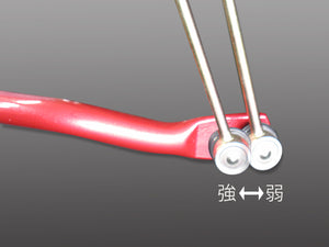 R'S RACING SERVICE SPORTS STABILIZER FRONT COLOR: RED FOR SUZUKI SWIFT SPORTS ZC33S S33-304