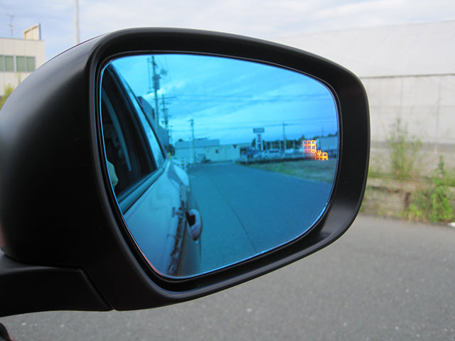 R'S RACING SERVICE WIDE BLUE DOOR MIRROR FOR SUZUKI SWIFT SPORTS ZC33S ZC83S B33-208A