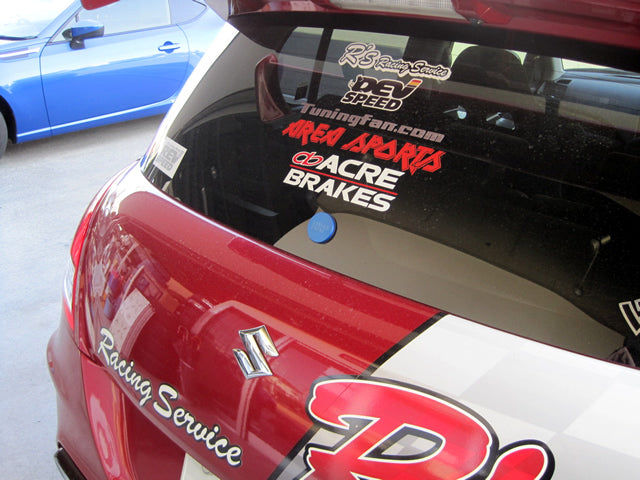 R'S RACING SERVICE REAR WIPER ALUMINUM COVER (BLUE) FOR SUZUKI SWIFT SPORTS ZC33S ZC13S B33-206B