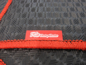 R'S RACING SERVICE RACING FLOOR MAT RUBBER TYPE RED ZC33S ZC33S 1 CAR SET FOR SUZUKI SWIFT SPORTS ZC33S ZC13S ZC33S ZC13S AP-115R33-MT