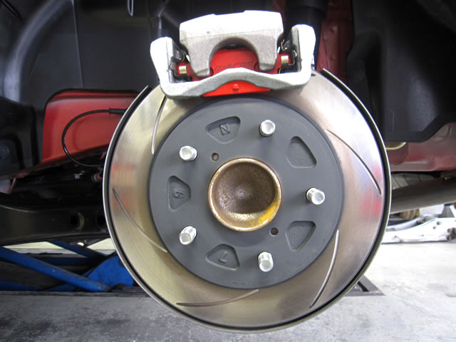 R'S RACING SERVICE SLIT ROTOR REAR (LEFT AND RIGHT SET) FOR SUZUKI SWIFT SPORTS ZC33S S33-203