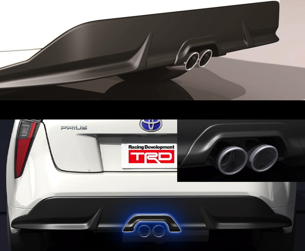 TRD HIGH RESPONSE MUFFLER VER.S STANDARD REAR BUMPER  For TOYOTA PRIUS 5#  MS153-47006