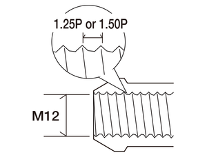 YOKOHAMA ADVAN RACING WHEEL NUT M12X1.25P H17 BL-S BLACK 4PCS FOR  V2380
