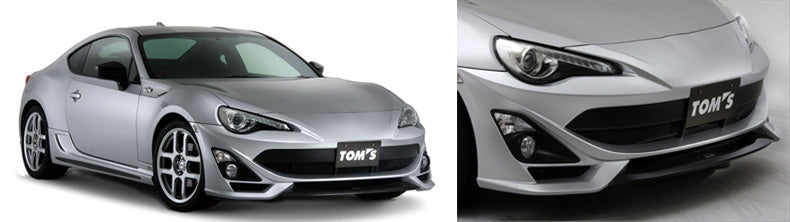 TOMS FRONT BUMPER CARBON DARK GRAY METALLIC 61K  FOR  86 ZN6   52110-TZN63-G