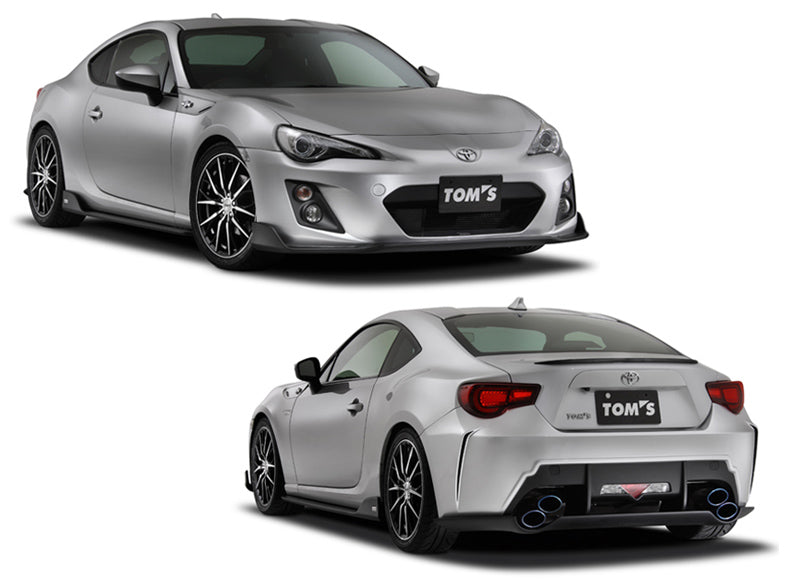 TOMS REAR BUMPER RACING BLACK SILICA D4S  FOR  86 ZN6  52159-TZN65-B