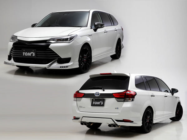 TOMS FRONT SPOILER PAINTED FOR COROLLA FIELDER NKE165 NZE16#NRE16