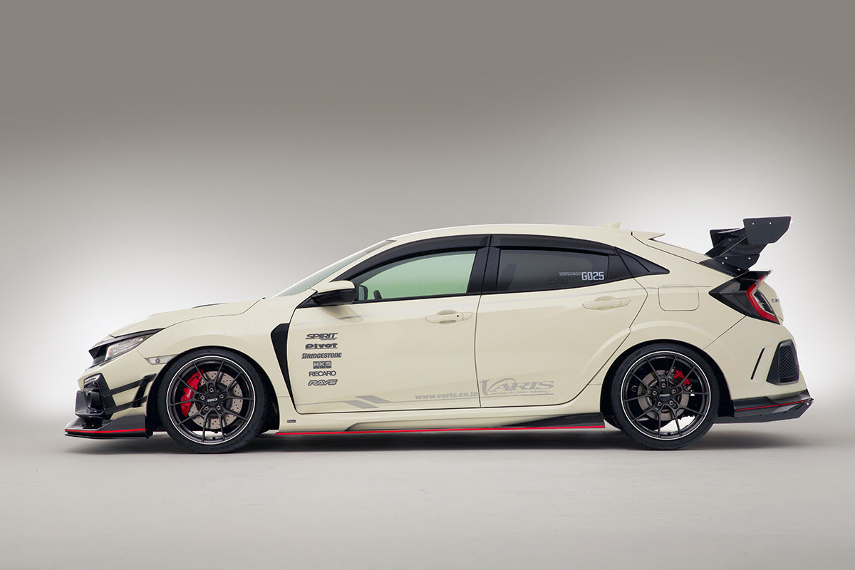 VARIS ARISING-II SIDE SKIRT CARBON, FRP FOR HONDA CIVIC TYPE R FK8 VAHO-023