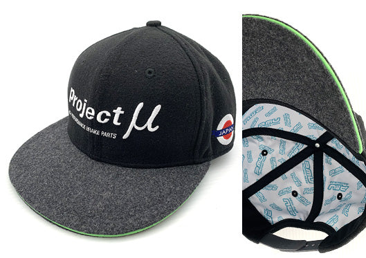 PROJECT MU ORIGINAL CAP BLACK x GRAY FOR  ACC-CP03B