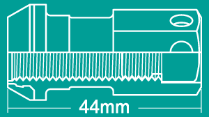 PROJECT MU RACING FLOATING NUT II M12xP1.50 FOR  FN2P150B