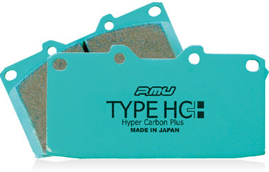 PROJECT MU STREET SPORTS TYPE HC+ FRONT BRAKE PADS WITHOUT SENSOR FOR BMW F04 ACTIVE HYBRID 7 Z523-TYPE-HC+