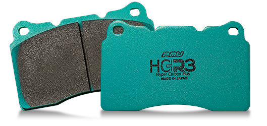 PROJECT MU STREET SPORTS HC+R3 REAR BRAKE PADS FOR HONDA RAFAGA CE4 R389-HC+R3 - Black Hawk Japan