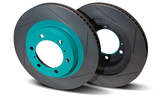 PROJECT MU SCR-XC FRONT GREEN 1PIECE BRAKE ROTORS FOR TOYOTA LAND CRUISER PRADO RZJ120W RZJ125W TRJ120W TRJ125W VZJ120W VZJ121W VZJ125W KDJ120W SXCT902