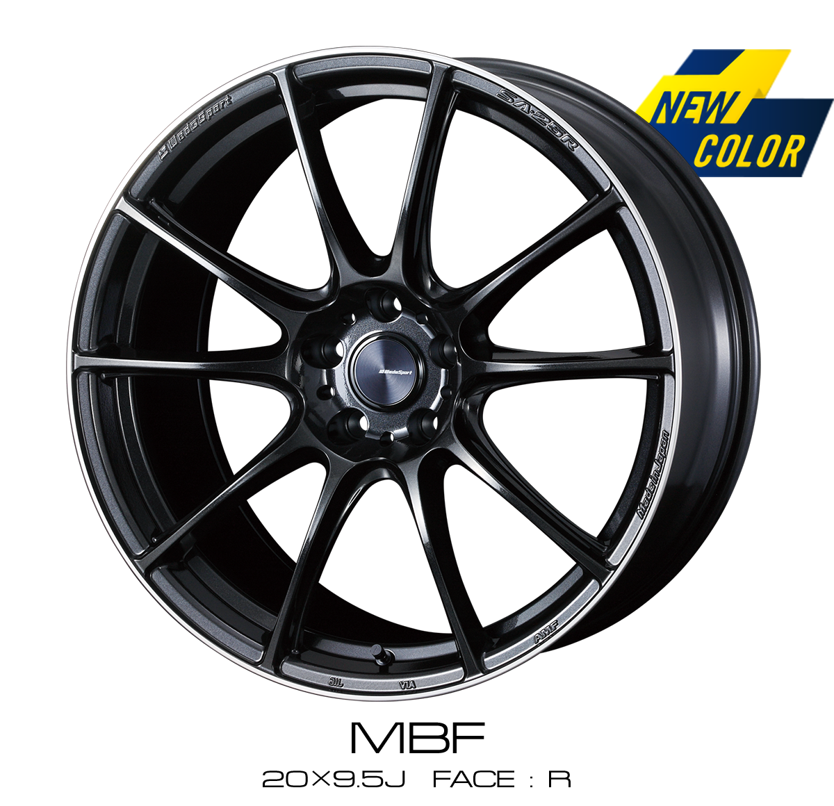 WEDS WEDSSPORT SA-25R 20×8.5J 38 5x114.3 MBF