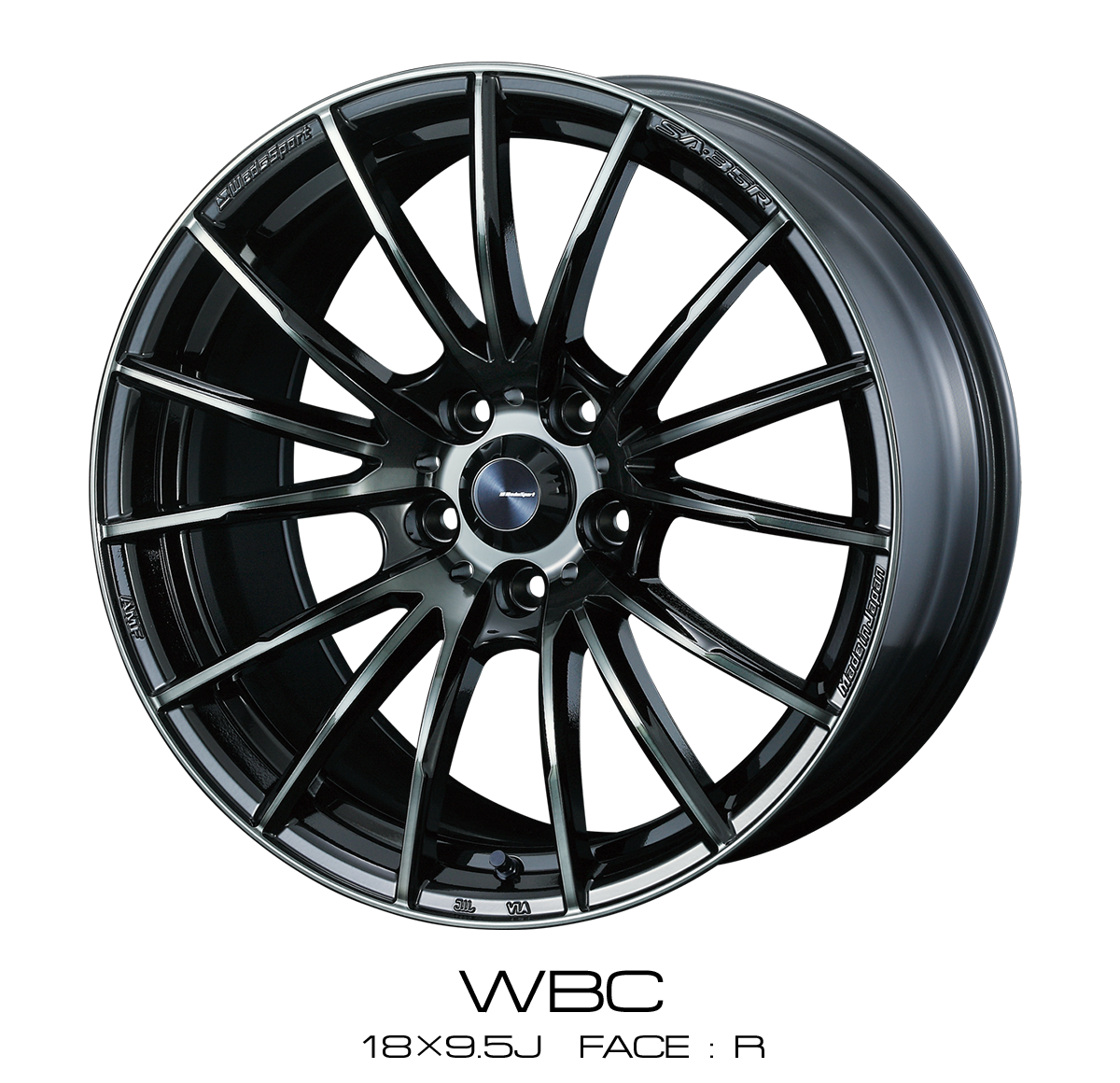 WEDS WEDSSPORT SA-35R 17×7.0J 40 5x114.3 WBC