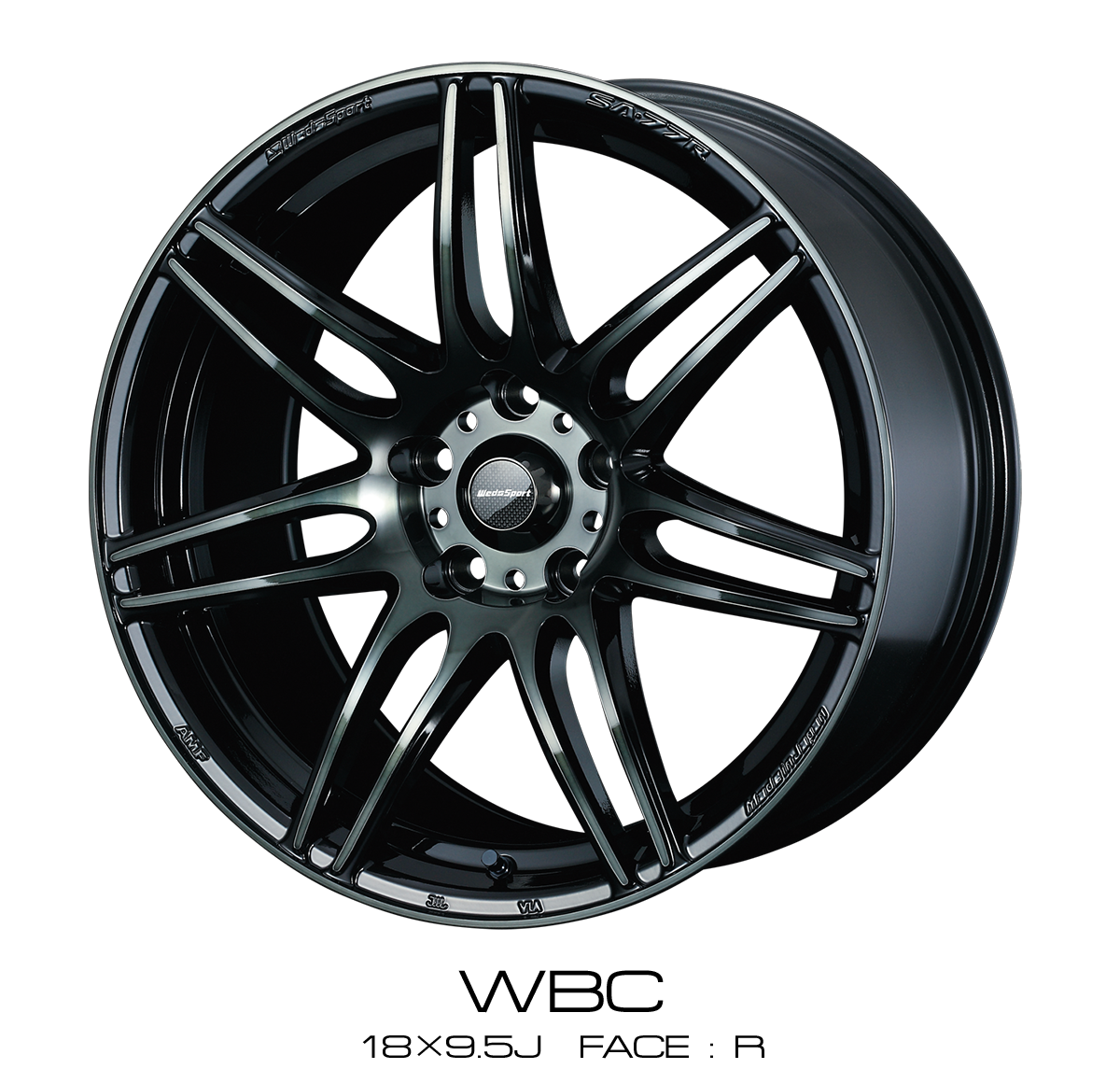 WEDS WEDSSPORT SA-77R 18×9.5J 38 5x114.3 WBC
