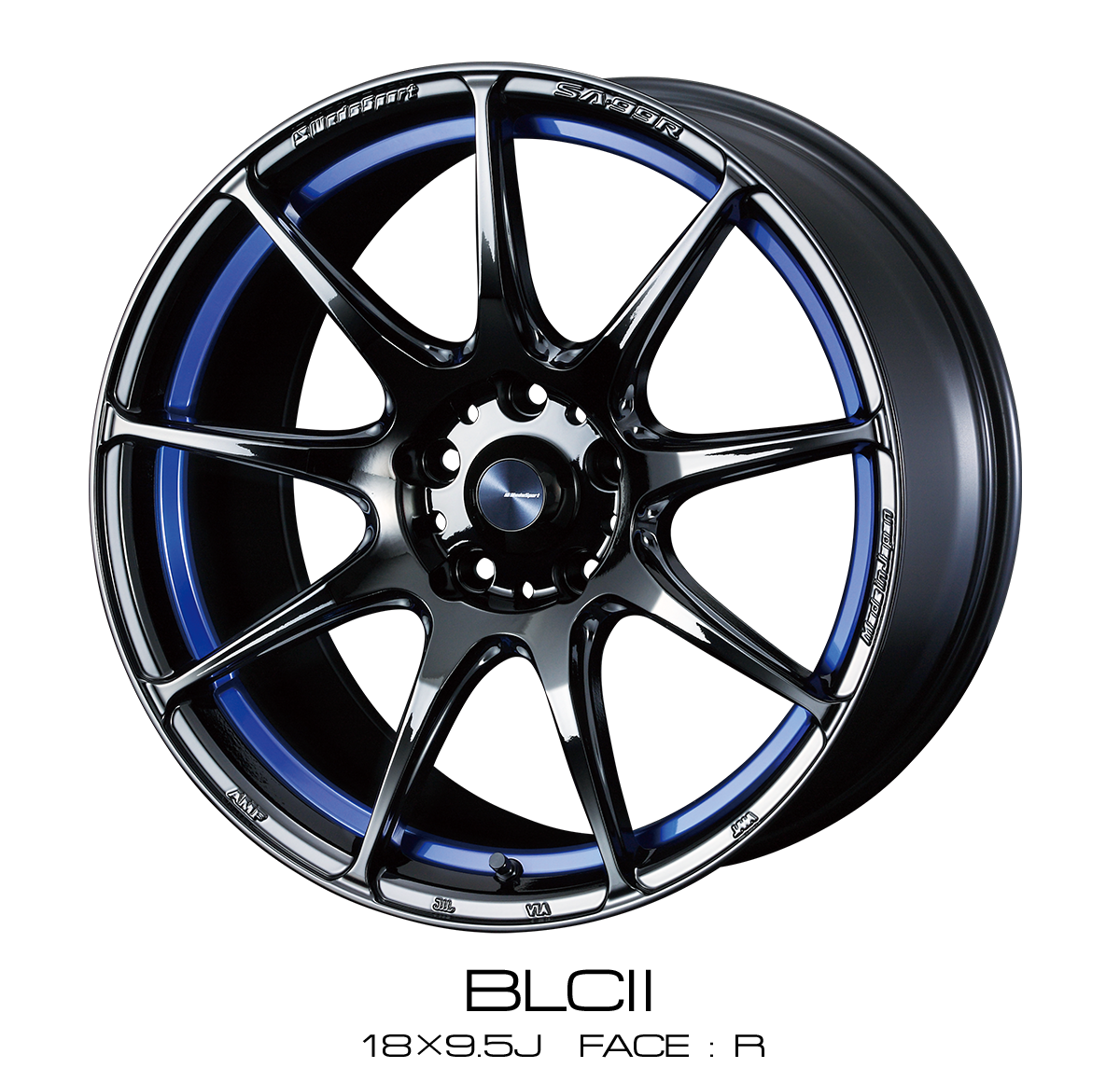 WEDS WEDSSPORT SA-99R 17×6.5J 42 4x100 BLCII