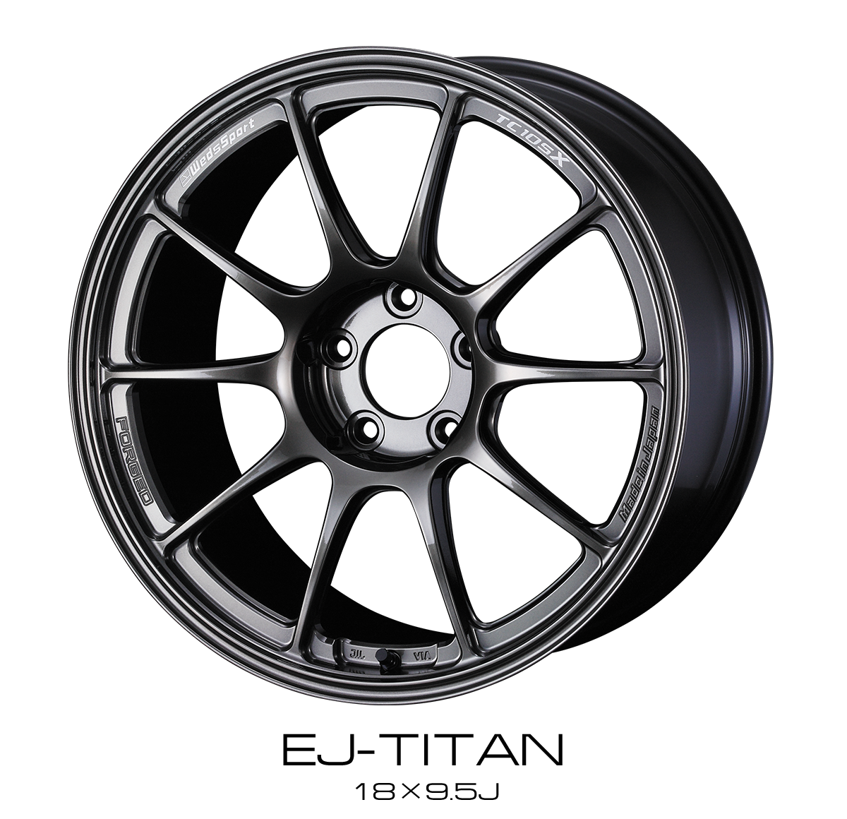 WEDS WEDSSPORT TC-105X FORGED 18×8.5J 43 5x114.3 EJ-TITAN