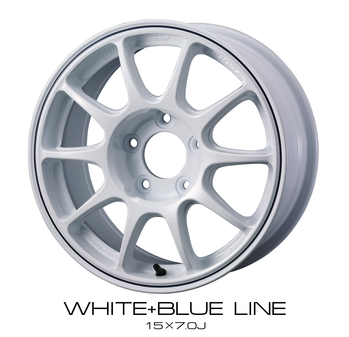 WEDS WEDSSPORT TC-105X GRAVEL 15×6.5J 35 5x114.3 WHITE-BLUELINE